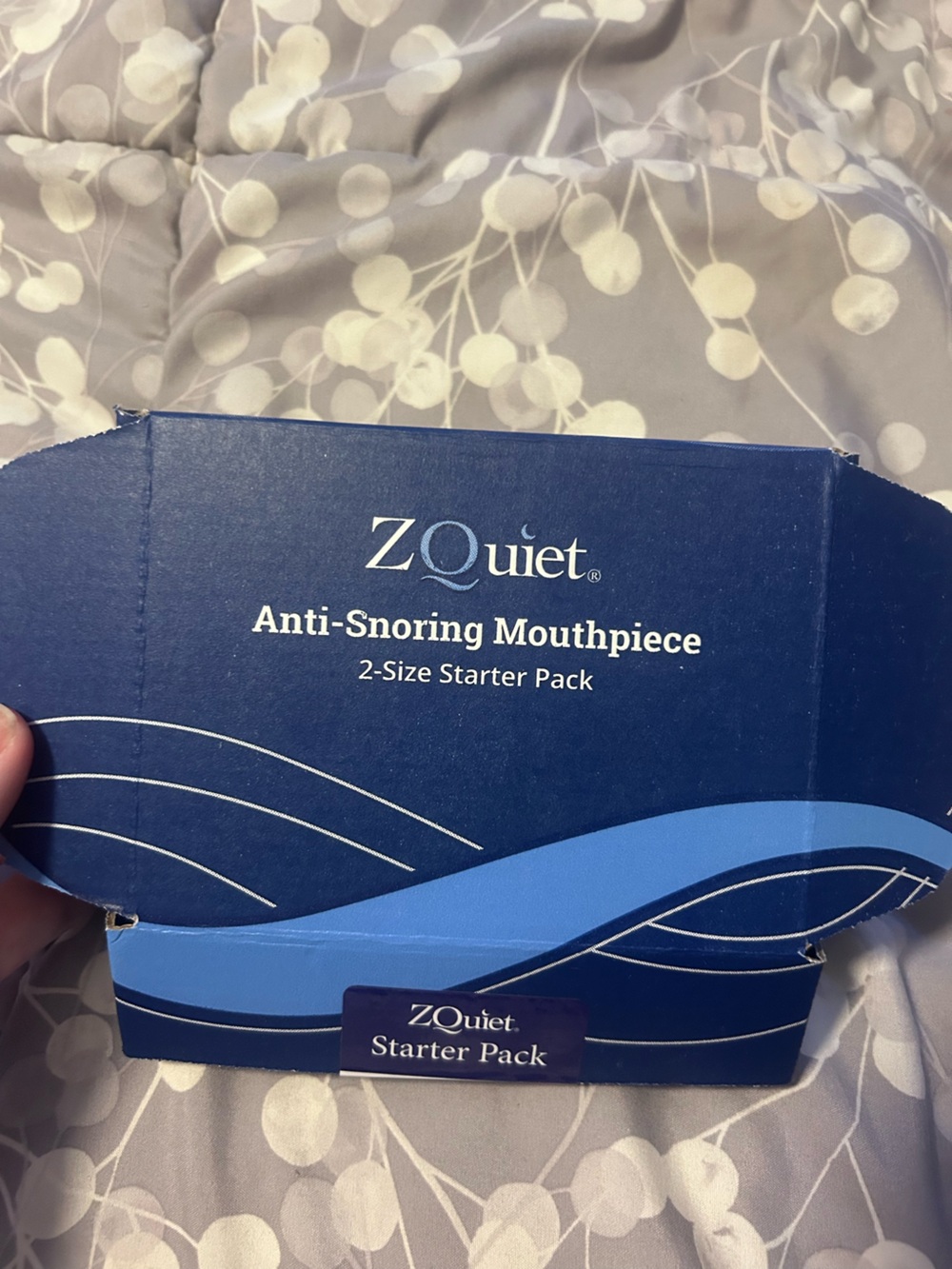 ZQuiet Anti-Snoring Mouthpiece - Blue Packaging